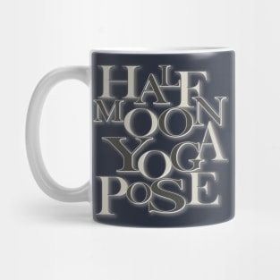 Half moon yoga pose Mug